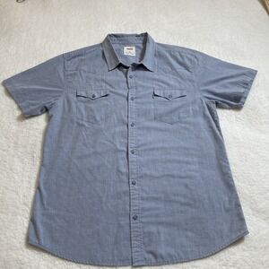LEVI'S STRAUSS & CO Regular Solid Shirt Casual Formal Men Size XXL